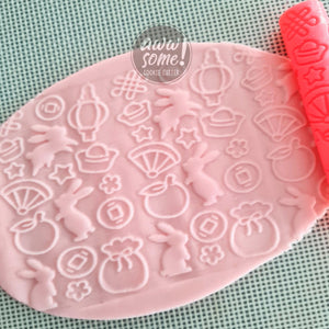 Roller Chinese New Year Rabbit | Roller Texture Fondant, Cookies &Clay