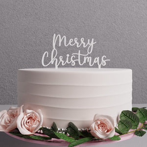 Cake Topper Merry Christmas