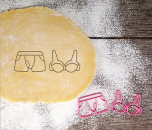 Boxer and Bra Cookie Cutter