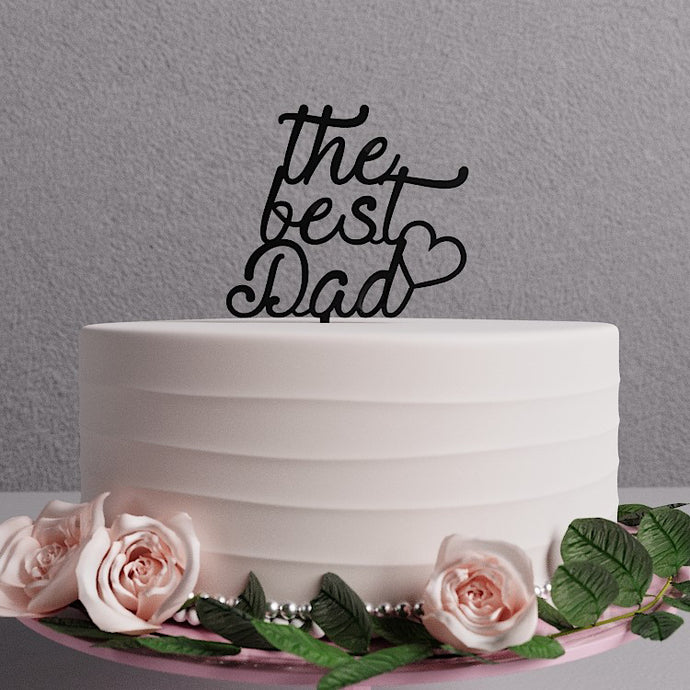 Cake Topper The Best Dad