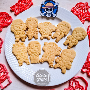 One Piece Cookie Cutter | Pirates Anime Cookie Cutter