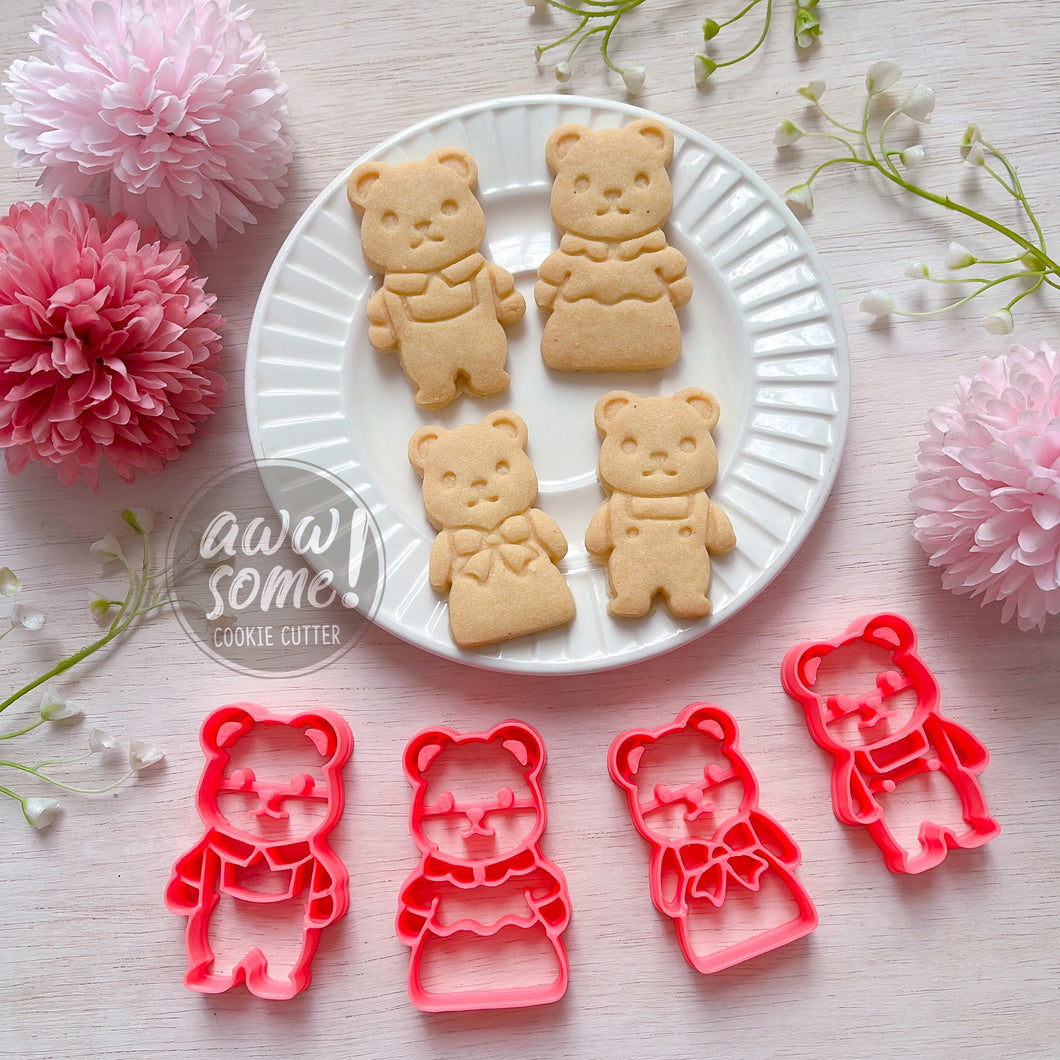 Sylvanian Families - Bear Families Cookie Cutter