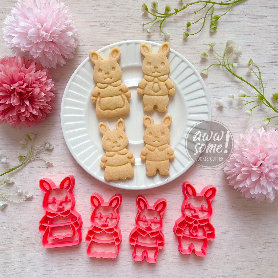 Sylvanian Families - Rabbit Families Cookie Cutter