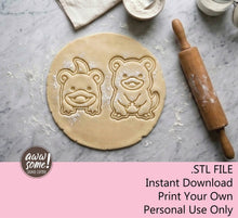 Slowpoke Pokemon Cookie Cutter | Digital Download Cookie Cutter | STL File Cookie Cutter