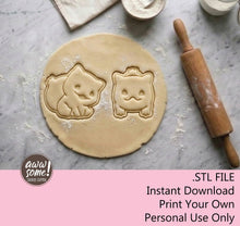 Bulbasaur Pokemon Cookie Cutter | Digital Download Cookie Cutter | STL File Cookie Cutter