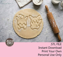 Pikachu Pokemon Cookie Cutter | Digital Download Cookie Cutter | STL File Cookie Cutter