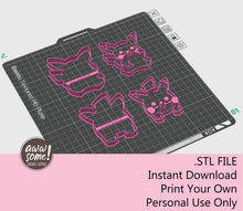 Pikachu Pokemon Cookie Cutter | Digital Download Cookie Cutter | STL File Cookie Cutter