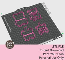Slowpoke Pokemon Cookie Cutter | Digital Download Cookie Cutter | STL File Cookie Cutter
