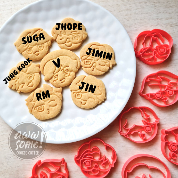 BTS X CookieRunKingdom Cookie Cutter | BTS Cookie Cutter | BT21 Cookie Cutter