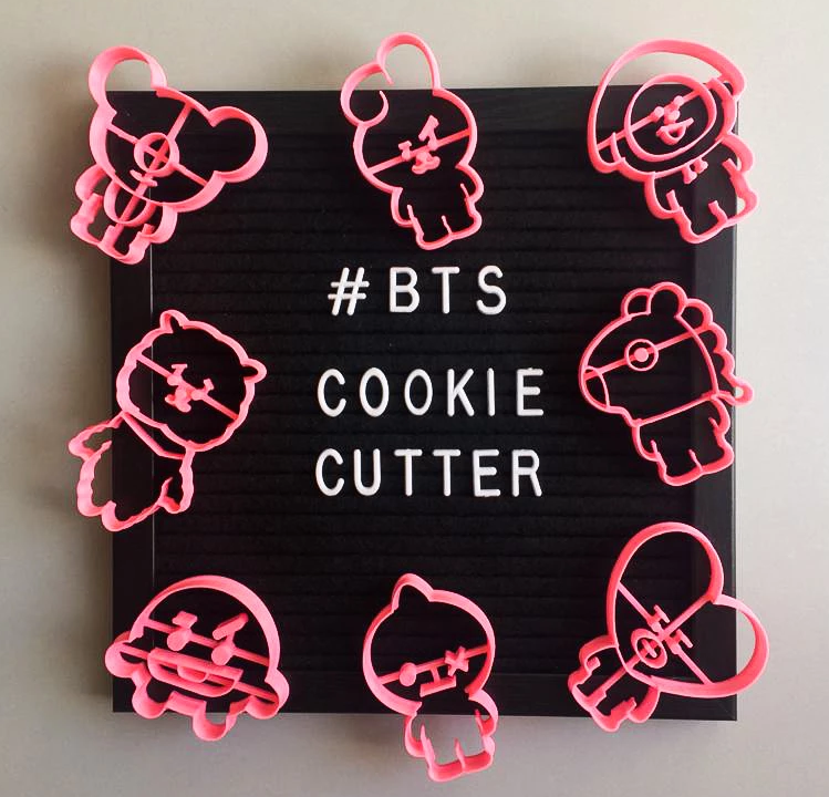 BT21 Cookie Cutter | BTS Cookie Cutter – awwsome cookie cutter