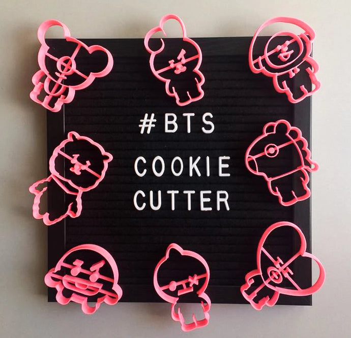 BT21 Cookie Cutter | BTS Cookie Cutter