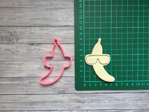 Banana with Sunglasses Cookie Cutter
