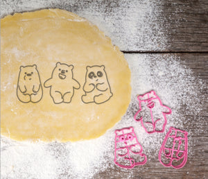We Bare Bears Cookie Cutter